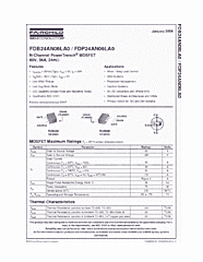 DataSheet FDB24AN06LA0 pdf